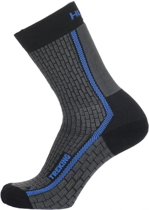 Husky Treking M (36-40), antracit/modrá Ponožky