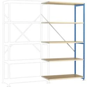 Přístavný modul regálu oddělení Manuflex RP1106.5012, (š x v x h) 1000 x 2000 x 400 mm