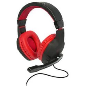 Konix DRAKKAR SKALD herní headset na kabel přes uši, jack 3,5 mm, černá, červená