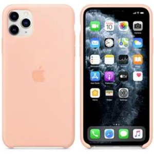 Apple iPhone 11 Max Silicone Case Silikon Case iPhone 11 Pro Max Grapefruit