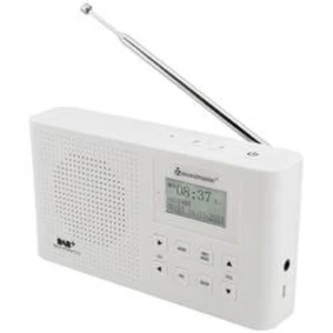Stolní rádio soundmaster DAB160WE, DAB+, FM, bílá