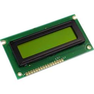 LCD displej Display Elektronik DEM16217SYH, 16 x 2 Pixel, (š x v x h) 84 x 44 x 6.5 mm, žlutozelená