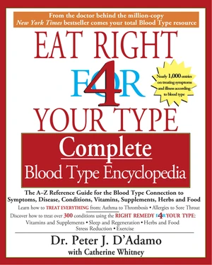 The Eat Right 4 Your Type The complete Blood Type Encyclopedia