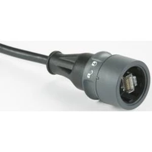 Síťový kabel RJ45 Bulgin PXP6037/5M00, CAT 5e, S/FTP, 5.00 m, černá
