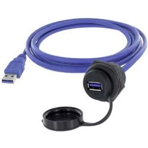 Zásuvka USB 3.0 A vestavná zásuvka encitech 1310-1025-05 M30, 1 ks