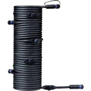 Osvětlovací systém Plug&Shine 7násobný rozdělovač 1500 cm Paulmann 93931 černá 24 V