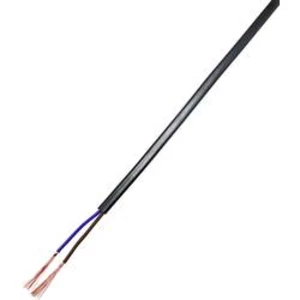 Připojovací kabel TRU COMPONENTS 93030c520, 2 x 1.00 mm², černá, 20 m