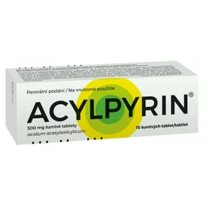 ACYLPYRIN Šumivé tablety 500 mg 15 tablet