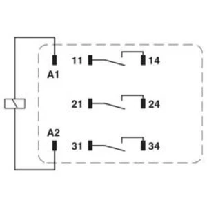 2903708 Relé Phoenix Contact REL-PR3-120AC/3X1