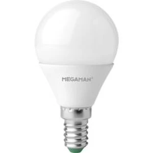 LED žárovka Megaman MM21124 230 V, E14, 5 W = 40 W, teplá bílá, A+ (A++ - E), kapkovitý tvar, stmívatelná, 1 ks