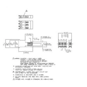 Zásuvková lišta TE Connectivity MTA-100 3-641535-2, 13.47 mm, pólů 2, 1 ks