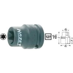 Silový nástrčný klíč Hazet vnější TORX, 1/2", chrom-vanadová speciální ocel 900S-E16