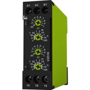 Multifunkční časové relé tele V2ZI10 12-240V AC/DC, čas.rozsah: 0.05 s - 100 h, 1 přepínací kontakt 1 ks