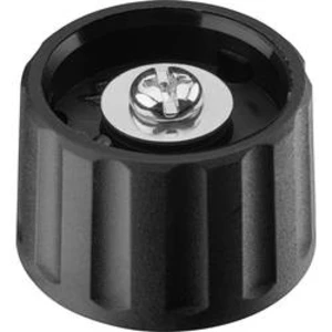 Otočný knoflík Ritel 26 28 60 3, (Ø x v) 28 mm x 18.2 mm, černá, 1 ks