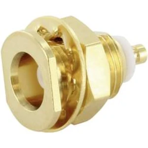 MCX konektor Telegärtner J01271A0101, 50 Ω, Push-Pull, zásuvka vestavná vertikální