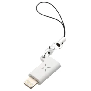 Redukcia FIXED Link USB-C/Lightning (FIXA-CL-WH) biela redukcia • vstup Lightning samec • výstup USB-C samica • malé rozmery • pútko pre prenášanie