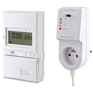 Termostat Elektrobock BT21 (BT21) biely Bezdrátový termostat BT21

Bezdrátový digitální termostat BT21(dříve BPT21) je český výrobek, který Vám nabízí
