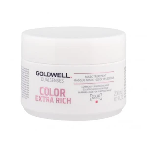 Goldwell Dualsenses Color Extra Rich 60 Sec Treatment 200 ml maska na vlasy pre ženy na hrubé vlasy