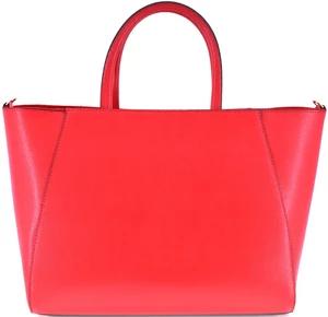 Moderní Shopper dámská kožená kabelka Arteddy - červená