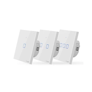 SONOFF® T0 EU/US/UK AC 100-240V 1/2/3 Gang TX Series WIFI Wall Switch Smart Wall Touch Light Switch For Smart Home Work