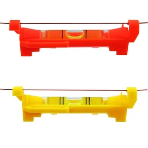 HACCURY Pen-shaped Horizontal Mini Rope Bubble Line Level Lanyard Level Meter Line Level Red Yellow Optional 1 PCS