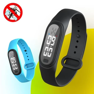 Bakeey Q2 Outdoor Ultrasonic Natural Mosquito Repellent Anti-Mosquito Insect Waterproof Long Standby Smart Bracelet