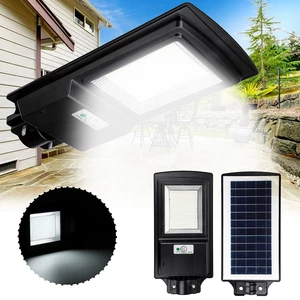 462LED Solar Street Light Sensor Induction Wall Lamp Garden Outdoor Lighting