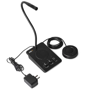 KSUN TFSI X-Q58 8W Window Intercom Bank Walkie Talkie SpeakerDual Way Microphone 400-470 MHz Wireless Transceiver for