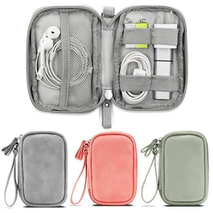 Boona 12cm*7.5cm Digital Accessories Storage Bag U Disk Memory Card USB Cable Earphone Organizer Travel Bag