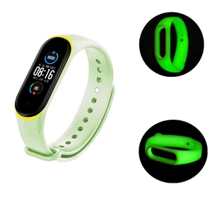 Bakeey Two-color Luminous Smart Watch Band Replacement Strap For Xiaomi Mi Band 5 Non-original