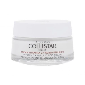 Collistar Attivi Puri Vitamin C + Ferulic Acid Cream 50 ml denní pleťový krém pro ženy na všechny typy pleti; na rozjasnění pleti