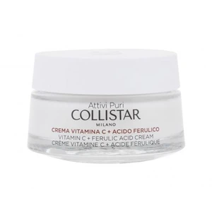 Collistar Attivi Puri Vitamin C + Ferulic Acid Cream 50 ml denní pleťový krém pro ženy na všechny typy pleti; na rozjasnění pleti