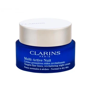 Clarins Multi-Active 50 ml nočný pleťový krém pre ženy poškodená krabička na zmiešanú pleť; na normálnu pleť; proti vráskam