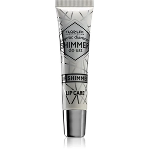 FlosLek Laboratorium Lip Care Shimmer trblietavý lesk na pery odtieň Angelic Diamond 10 g