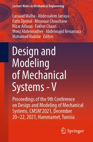 Design and Modeling of Mechanical Systems - V