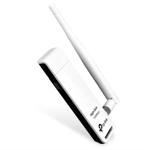 WiFi adaptér TP-Link TL-WN722N (TL-WN722N) biely bezdrôtový USB adaptér • pripojenie počítača k bezdrôtovej sieti a vysokorýchlostnému internetu • šta