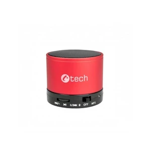 Prenosný reproduktor C-Tech SPK-04R (SPK-04R) červený bezdrôtový reproduktor • výkon 3 W • Bluetooth • handsfree • čítačka microSD kariet • FM tuner •