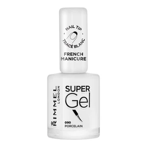 Rimmel London Super Gel STEP1 12 ml lak na nechty pre ženy 090 Porcelain