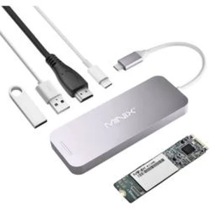 Dokovací stanice pro notebook Minix NEO Storage Hub / NEO S2 240 GB SSD vhodné pro značky: Apple