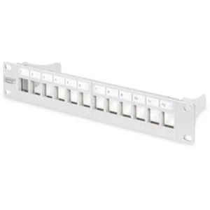 Přední deska pro datové skříně Digitus DN-91419, velikost racku (HE) 1 HE, 10 palec