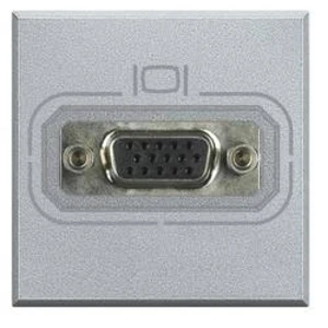 Legrand přípojka VGA Axolute hliník HC4282