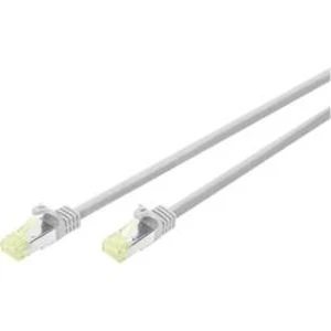 Síťový kabel RJ45 Digitus DK-1644-A-020CL, CAT 6A, S/FTP, 2.00 m, šedá