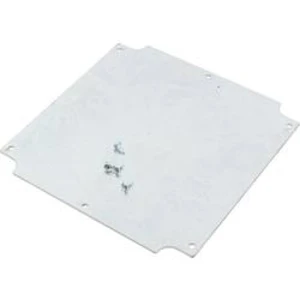 Montážní deska Hammond Electronics 1555RFPL, ocel, stříbrná, 148 mm, 1 ks