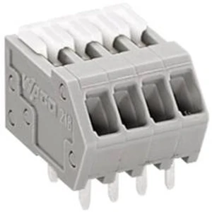 Pájecí svorkovnice 4nás. série 218 WAGO 218-504, 0,08 - 0,5 mm², 2,54 mm, 6 A
