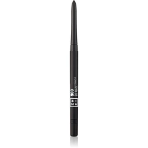 3INA The 24H Automatic Eye Pencil dlouhotrvající tužka na oči odstín 900 - Black 0,28 g