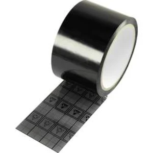 ESD lepicí páska TRU COMPONENTS TC-ESDT-BL6050-1S, (d x š) 50 m x 60 mm, 50 m, černá
