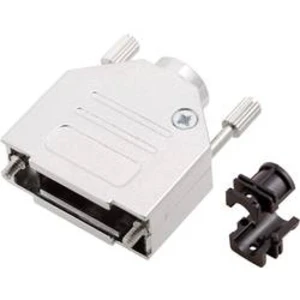 D-SUB pouzdro encitech DTZK15-K 6560-0105-02, pólů 15, celokov, 180 °, stříbrná, 1 ks