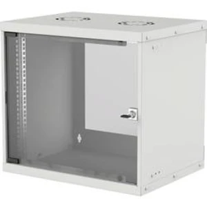 19" nástěnná rozváděcí skříň Intellinet 19" Wandverteiler Basic Line 9HE grau 714167, 9 HE, šedobílá (RAL 7035)