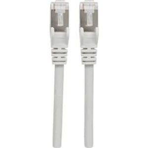 Síťový kabel RJ45 Intellinet 740869, CAT 6A, S/FTP, 3.00 m, šedá