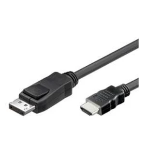 DisplayPort / HDMI kabel TECHly [1x zástrčka DisplayPort - 1x HDMI zástrčka] černá 3.00 m
